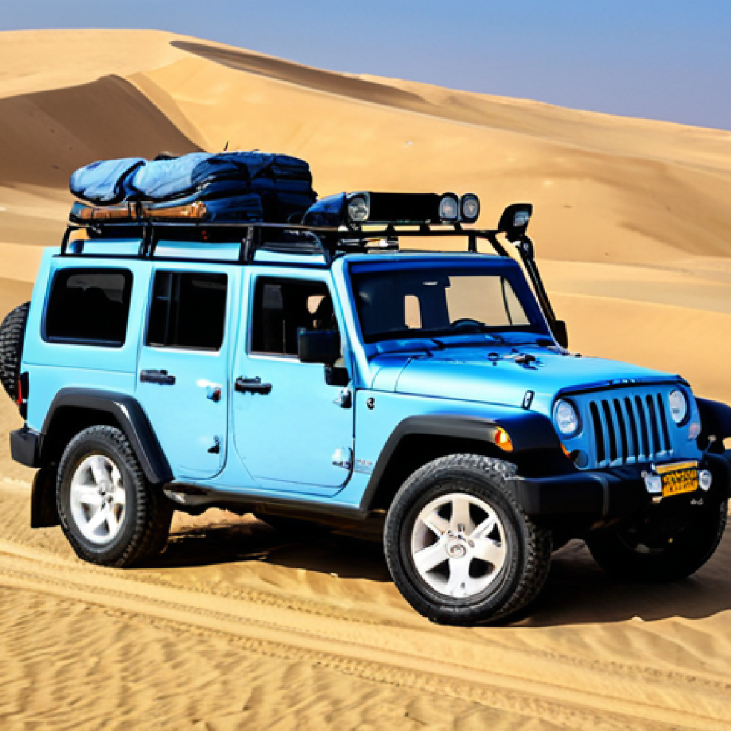 이스라엘에서 즐길 수 있는 아웃도어 액티비티 - Desert Jeep Safari**

"A Jeep speeding across the Negev Desert dunes, fully clothed tourists inside ...