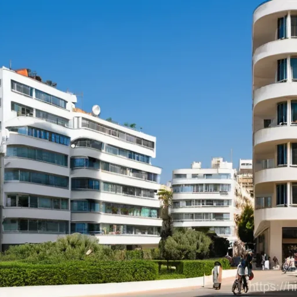 이스라엘 현대 건축물 탐방 - Tel Aviv's Bauhaus "White City" Urban Scene**

"A lively daytime urban scene in Tel Aviv's UNESCO-re...