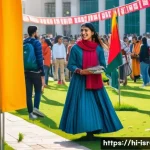 이스라엘의 주요 대학 랭킹 - A vibrant university campus scene in Israel showcasing international students from diverse cultural ...
